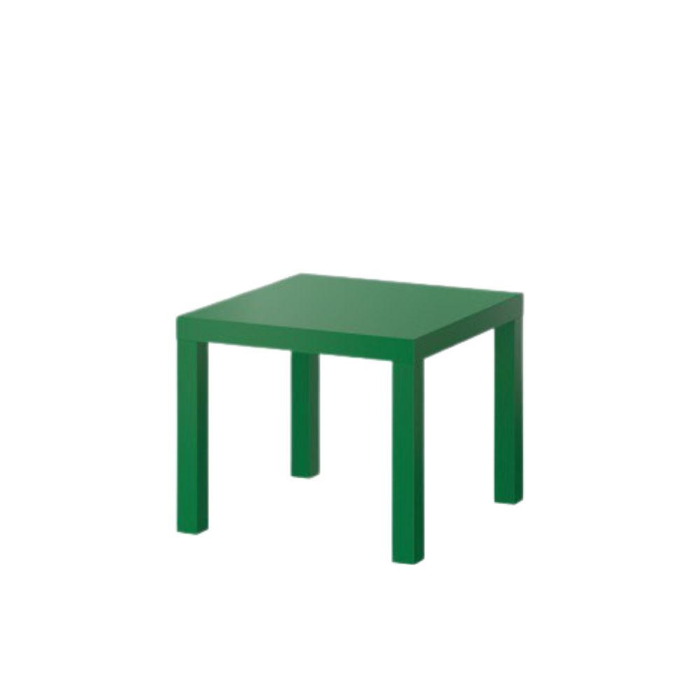 Hire SQUARE SIDE TABLE GREEN, hire Tables, near Brookvale