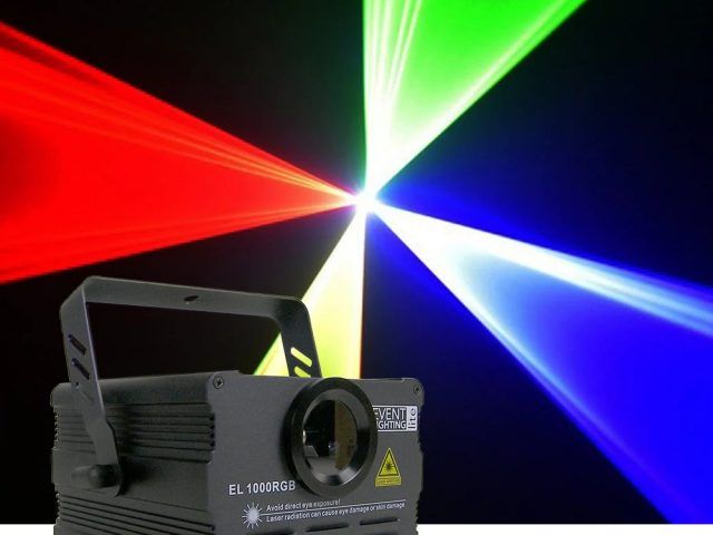 Hire EL1000GB- 1W RGB Laser, hire Party Lights, near Kingsgrove
