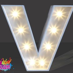 Hire LED Light Up Letter - 60cm - V