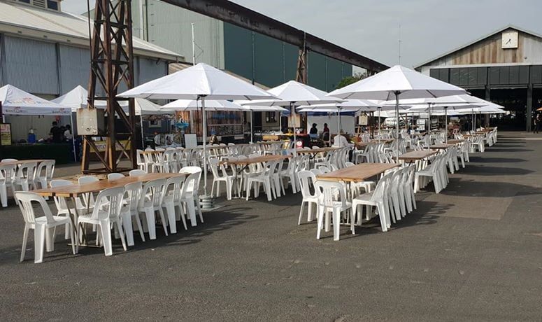 Hire White Bistro Chairs, hire Chairs, near Keilor East