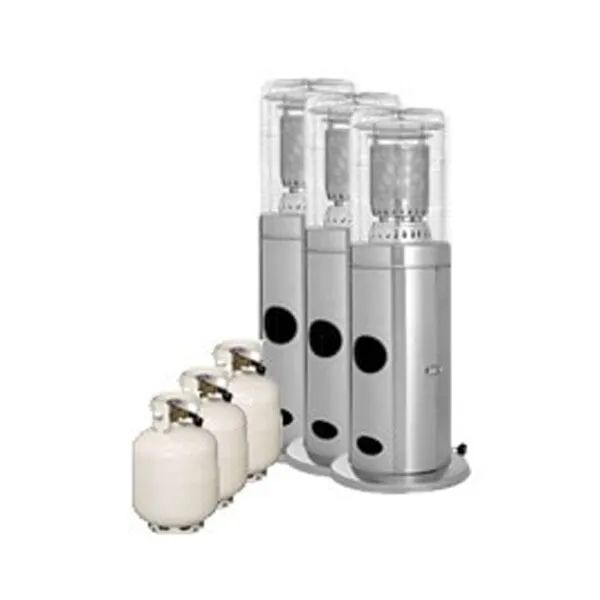 Hire Package 3 – 3 x Area heater with  gas bottles included