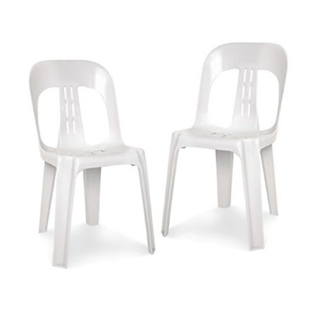 Hire White Pipee Plastic Chair, hire Chairs, near Chullora image 1
