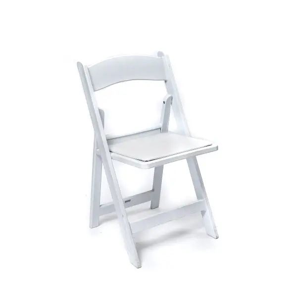 Hire CHAIR FOLDING WHITE PADDED