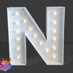 Hire LED Light Up Letter - 120cm - N