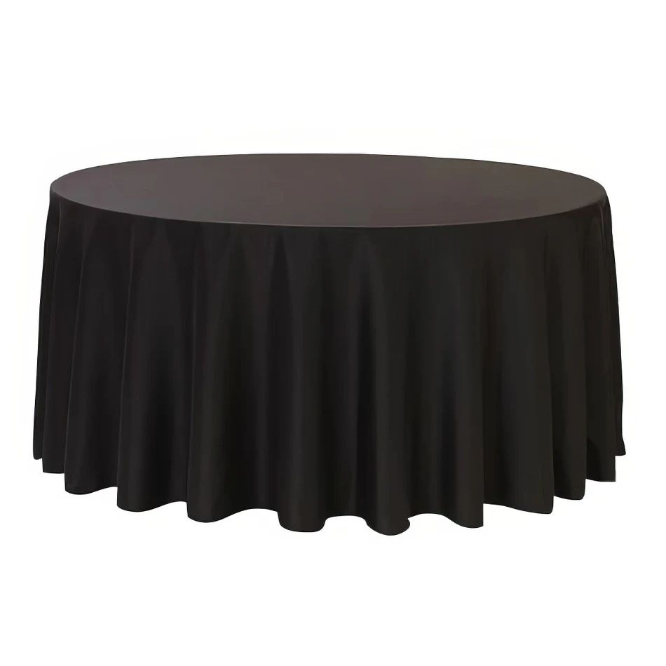 Hire Black Round Banquet Tablecloth Hire, hire Tables, near Auburn