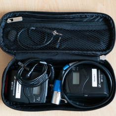 Hire Sennheiser G3 EW100 wireless lapel microphone with beltpack receiver