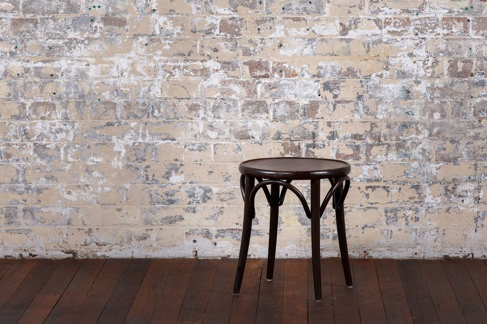 Hire Brown Low Bentwood Stool, hire Chairs, near Randwick image 1