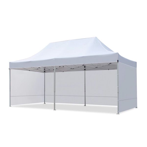 Hire 3X6M POP UP MARQUEE WITH WHITE ROOF AND 3 SIDES, from Melbourne Party Hire Co