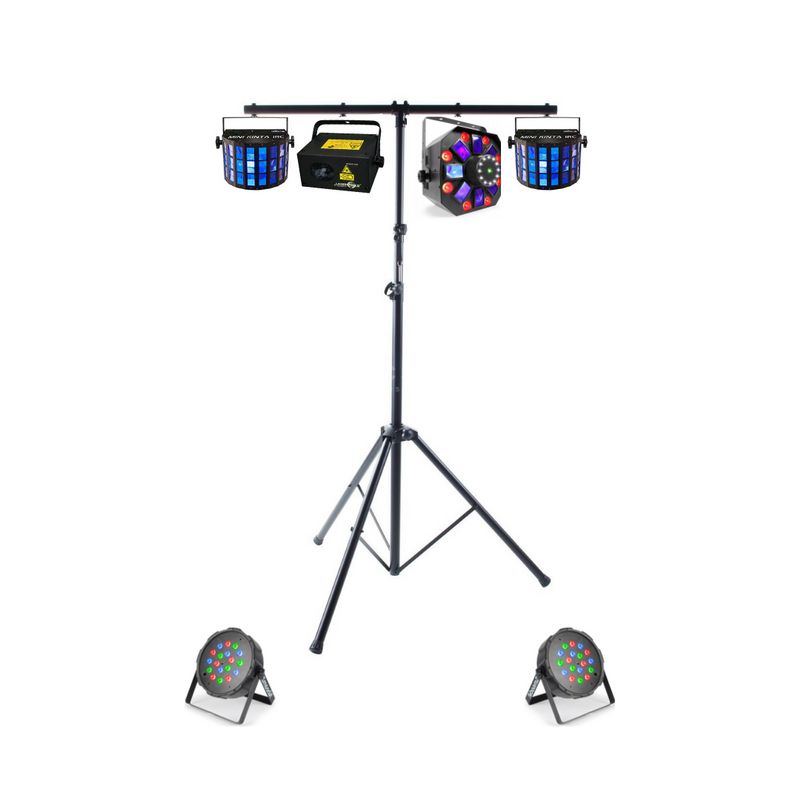 Hire DIY Party DJ lighting Package, hire Party Lights, near Lane Cove West image 2