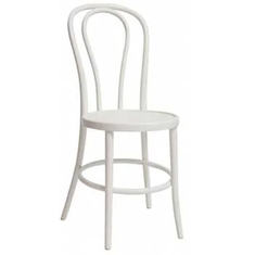 Hire Bentwood Chair - White, in Bassendean, WA