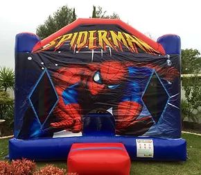 Hire Spiderman (4x4m) Castle, hire Jumping Castles, near Mickleham