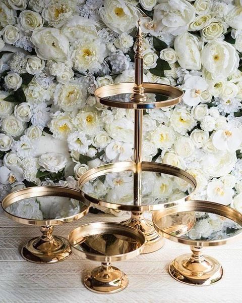 Hire 4pc Luxury Gold Cake Stand Set, in Cabramatta, NSW