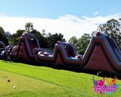 Hire 30 Mtr Rampage Obstacle Course, hire Jumping Castles, near Geebung image 1