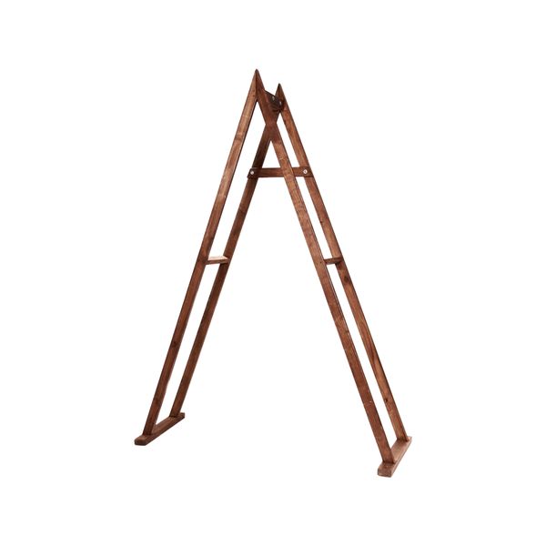 Hire THE WOODEN A-FRAME WEDDING ARCH WALNUT BROWN