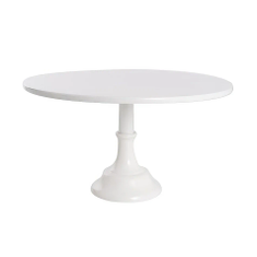 Hire White Metal Cake Stand Hire - Large, in Auburn, NSW