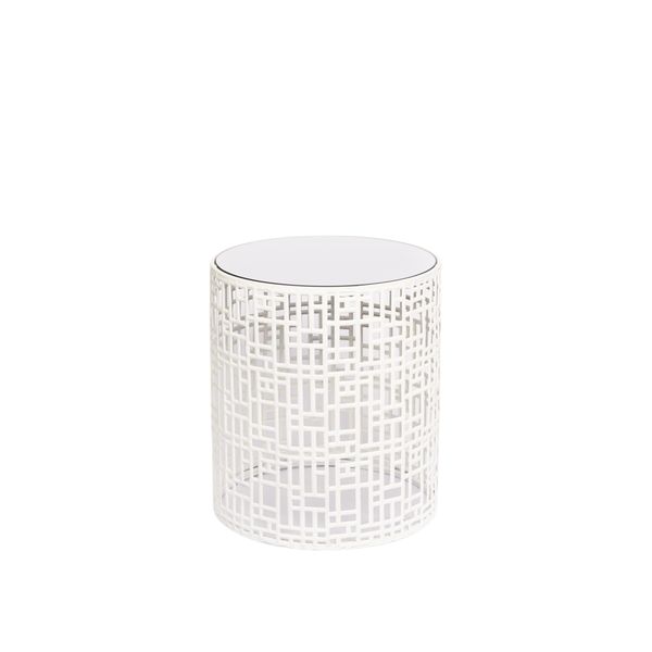 Hire SKYLINE SIDE TABLE SMALL WHITE