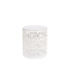 Hire SKYLINE SIDE TABLE SMALL WHITE