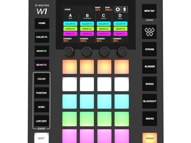 Hire Wolfmix W1 – Standalone DMX Lighting Controller, hire Party Lights, near Kingsgrove