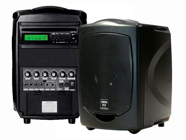 Hire FOCUS PORTABLE PA WITH WIRELESS H-HELD OR HEADSET, hire Speakers, near Acacia Ridge