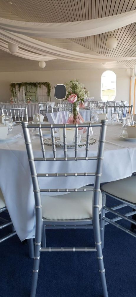 Hire Tiffany chair in Silver, hire Chairs, near Port Kennedy