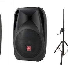 Hire Speakers - 2x Speakers & 2x Speaker Stand