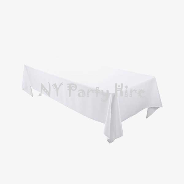 Hire Rectangular Table Cloth – White, hire Tables, near Castle Hill