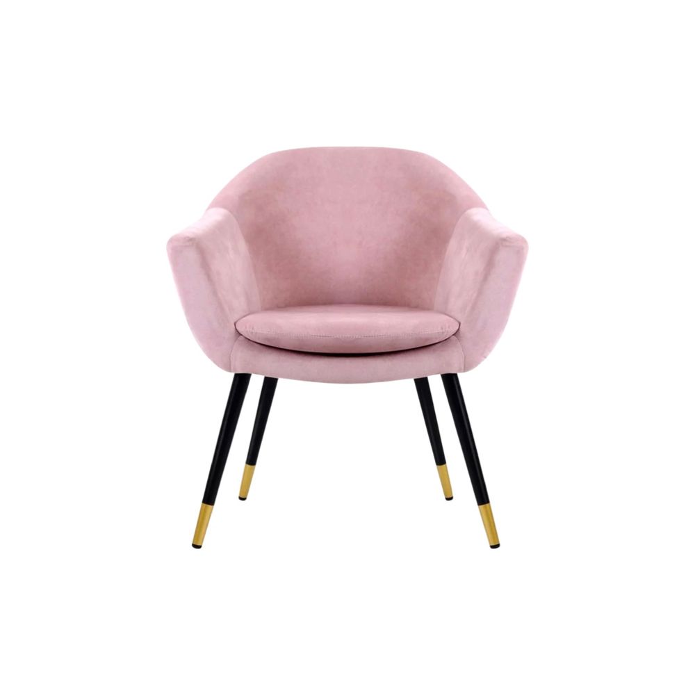 Hire MOLLY PINK VELVET ARMCHAIR, hire Chairs, near Brookvale