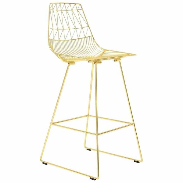 Hire Gold Wire Arrow Stool Hire