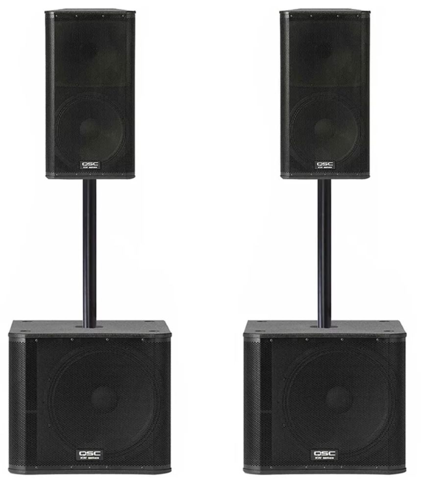 Hire QSC Subwoofers & Speaker Package, hire Speakers, near Annerley