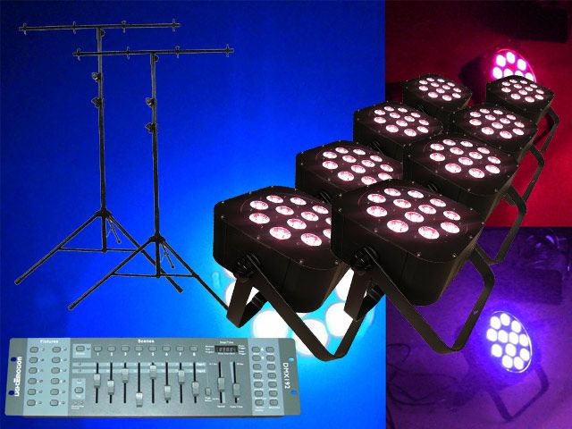 Hire Stage Lighting Package 2, hire Party Lights, near Kingsgrove