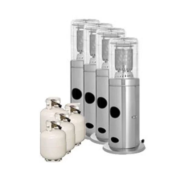 Hire Package 4 – 4 x Area heater with gas bottles included, hire Miscellaneous, near Blacktown image 1