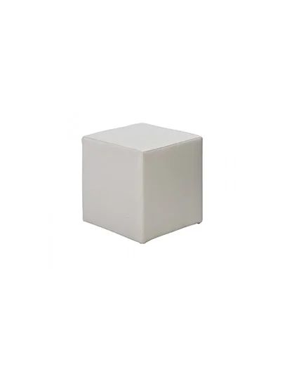 Hire White Ottoman Cube