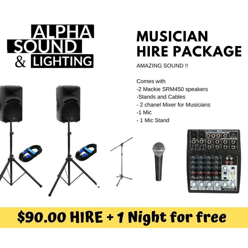 Hire Musician Hire Package, hire Party Packages, near Hampton Park
