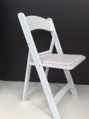 Hire White Americana Folded Chair