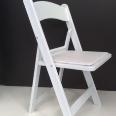 Hire White Americana Folded Chair, in Balaclava, VIC