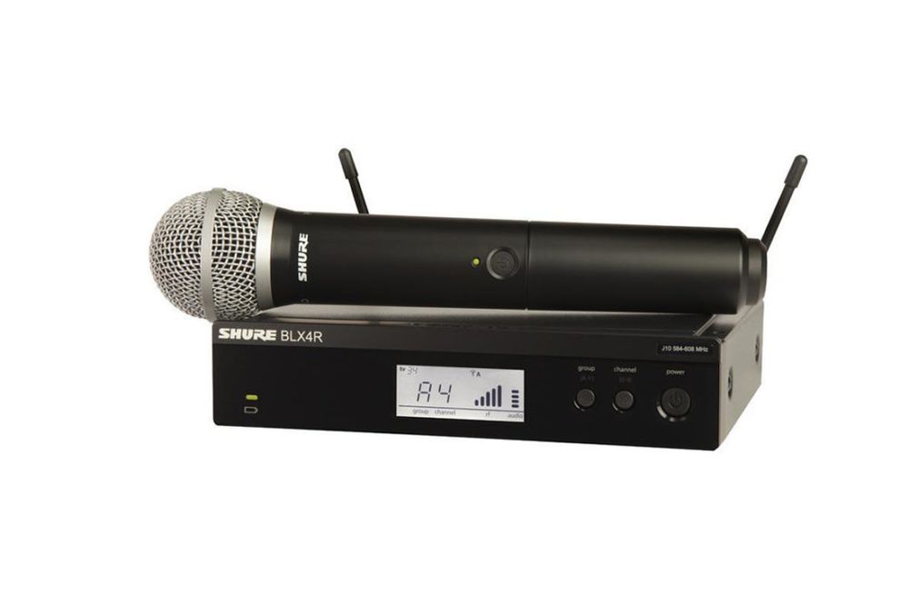 Hire SHURE BLX24R PG 58 HANDHELD Wireless Microphone, hire Microphones, near Caringbah