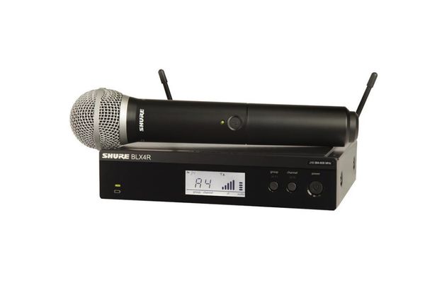 Hire SHURE BLX24R PG 58 HANDHELD Wireless Microphone