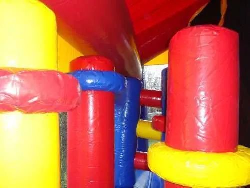Hire (6m x 7m) Red Rainproof 5 in 1 Jumping Castle, hire Jumping Castles, near Brighton East