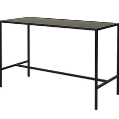 Hire Black Rectangular Tapas Table Hire w/ Black Top, in Wetherill Park, NSW