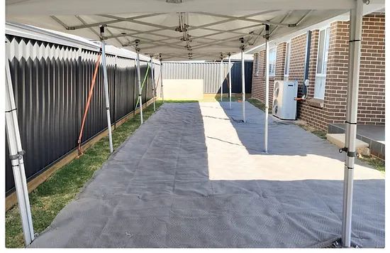 Hire Marquee Flooring - Grey Rubber Mat Carpet - Various Size - Per SQM, hire Marquee, near Ingleburn image 2