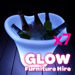 Hire Glow Ice Bucket - Package 7, hire Glow Furniture, near Smithfield