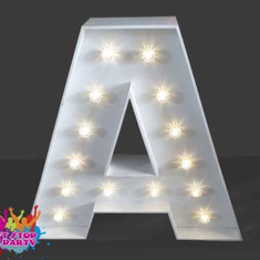 Hire LED Light Up Letter - 60cm - A