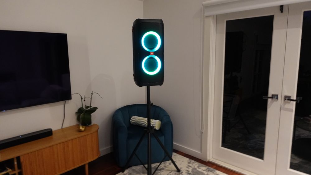 Hire Partybox 310 Portable Bluetooth Speaker With Lights Black x 1, hire Speakers, near Caulfield South image 1