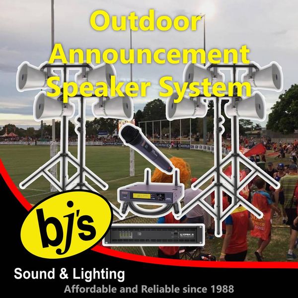 Hire Outdoor Announcement Speaker System