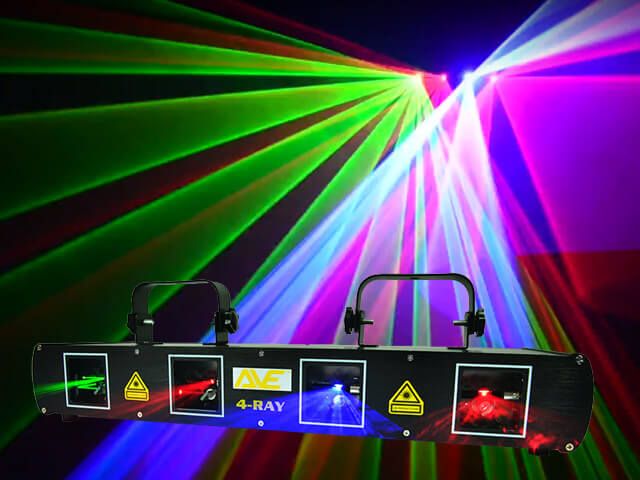 Hire 4-RAY LASER RGB 330MW, hire Party Lights, near Acacia Ridge