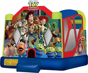Hire Toy Story (5x5m) with slide inside, hire Jumping Castles, near Mickleham
