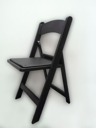 Hire Black Americana Folding Chair, hire Chairs, near Balaclava image 1