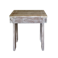 Hire LOW STOOL/OCCASIONAL TABLE WHITE WASH