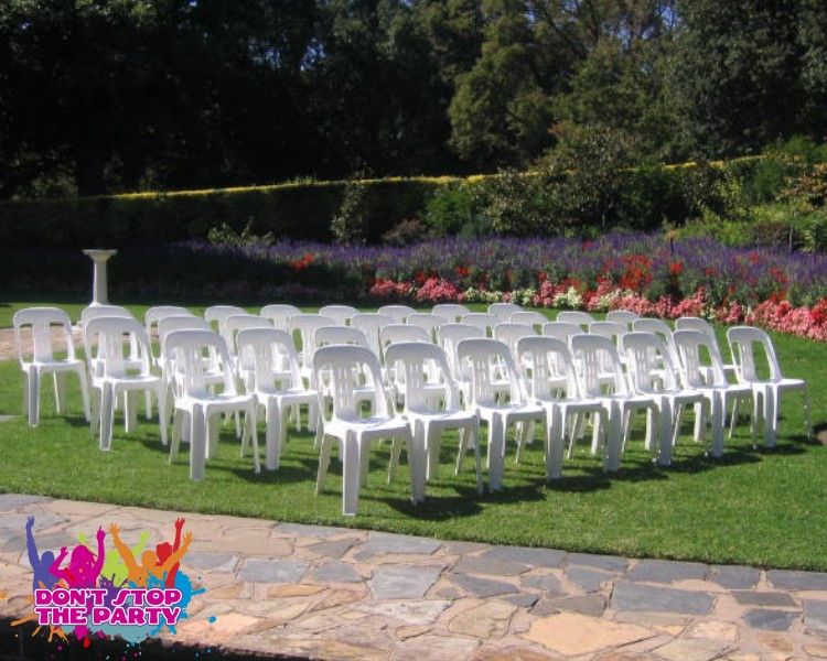 Hire Plastic Chair White - Premium, hire Chairs, near Geebung