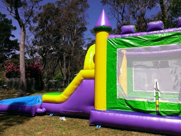 Hire WATER SLIDE & POOL WITH CASTLE 10X4
